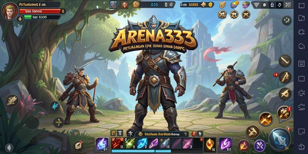 Tampilan dinamis dari pertempuran epik di ARENA333.