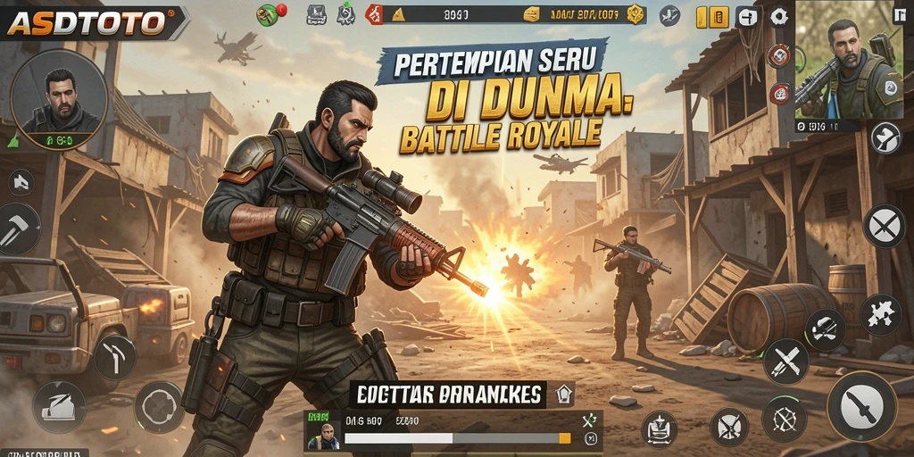 Menampilkan aksi seru pertarungan Battle Royale di ASDTOTO.