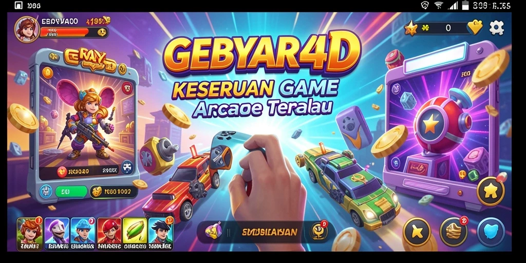Tampilan gameplay GEBYAR4D yang seru dan menarik.