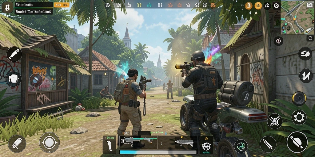 Tampilan gameplay HO3 yang menakjubkan dalam dunia simulasi.