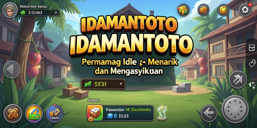 Screenshot utama IDAMANTOTO menunjukkan gameplay Idle yang seru.