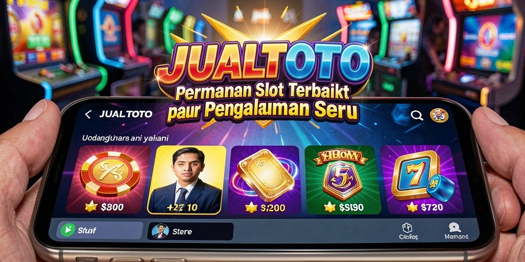 Screenshot gameplay JUALTOTO yang menampilkan berbagai tema slot.