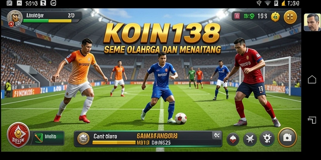 Gameplay KOIN138 menampilkan berbagai cabang olahraga yang menarik dan kompetitif.