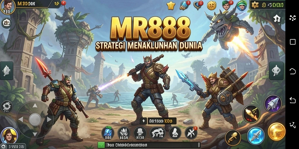 Screenshot gameplay MR888 dengan aksi strategi yang mendebarkan.
