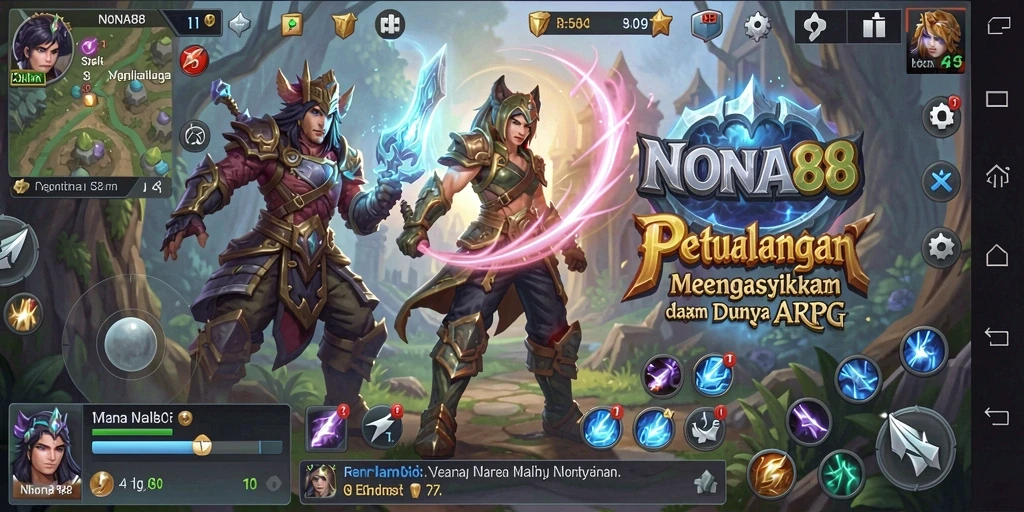 Tampilan gameplay ARPG yang memukau di NONA88.