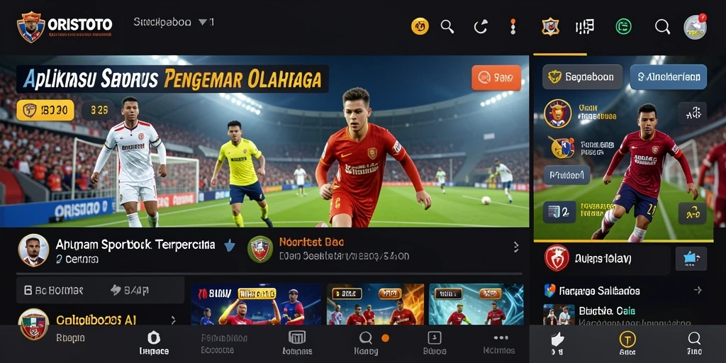 Tampilan gameplay taruhan olahraga di ORISTOTO yang menarik dan interaktif.