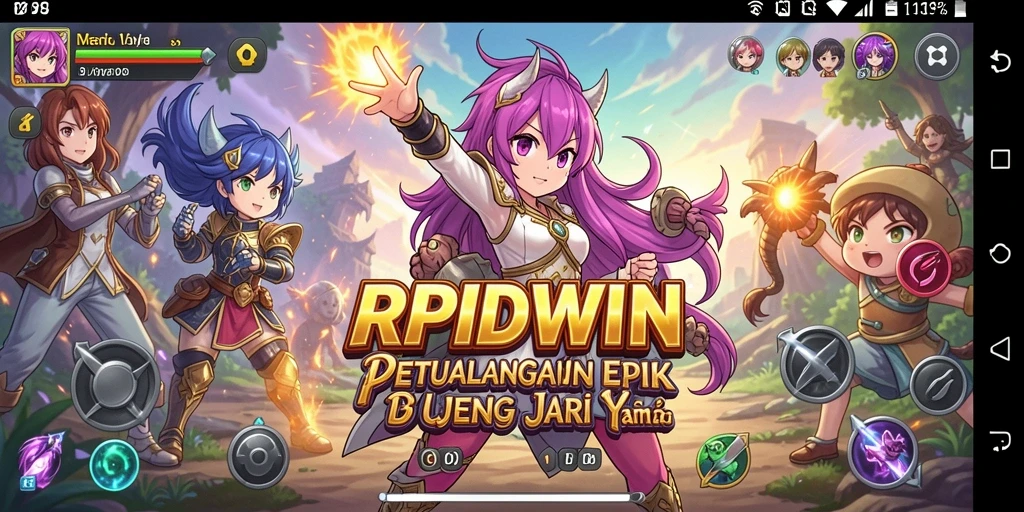 Tampilan gameplay RPIDWIN yang memukau dan penuh aksi.