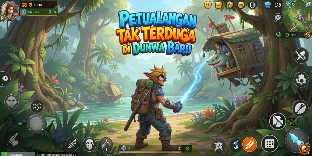 Gameplay S13 menampilkan petualangan seru di dunia yang luas.