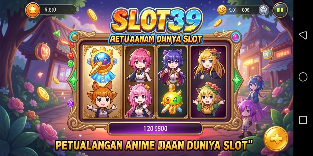 Tampilan gameplay SLOT39 yang penuh warna dan seru.