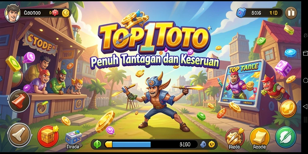 Tangkapan layar gameplay seru dari TOP1TOTO dengan tantangan menarik.