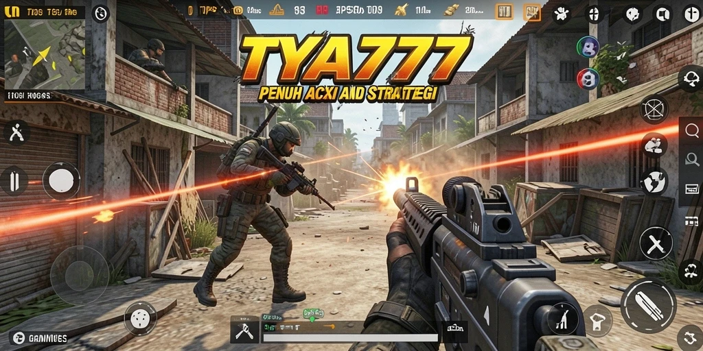 Gameplay TYA777 yang penuh aksi dan strategi seru.