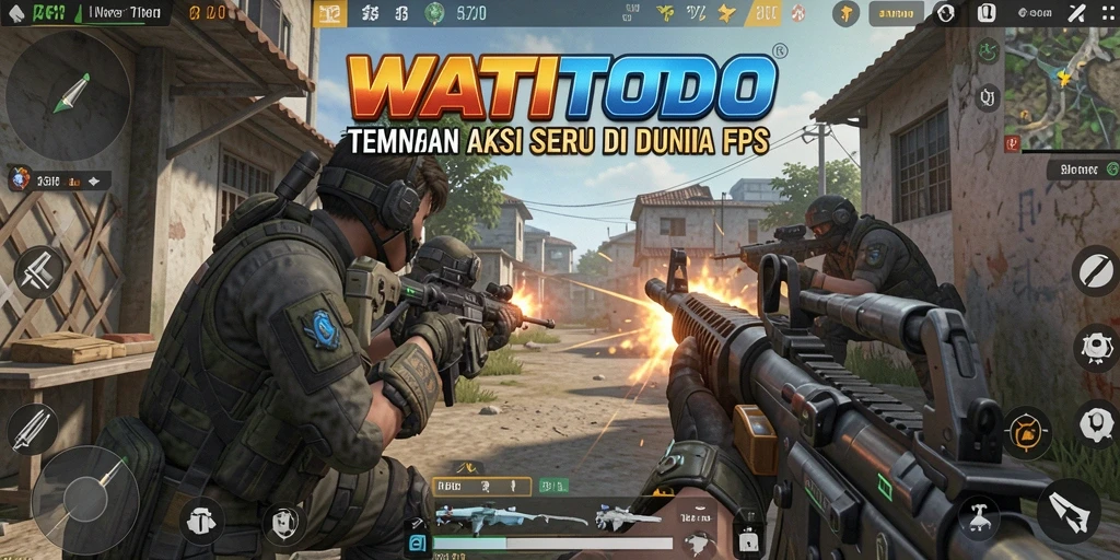 Tampilan gameplay seru dan menegangkan di WATITOTO.