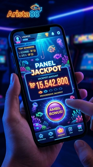 Tampilan antarmuka arista88 yang sederhana dan efektif.